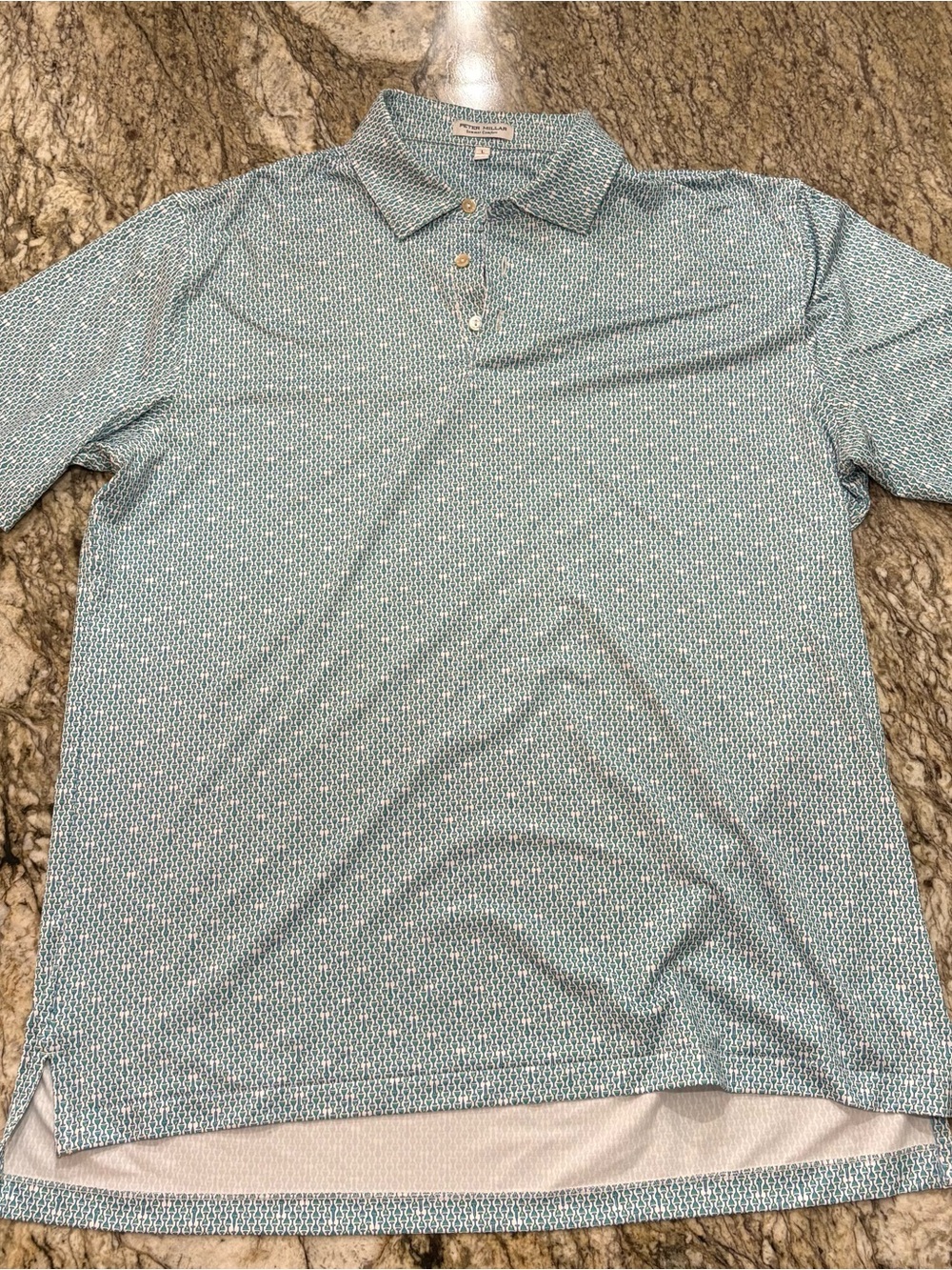 Peter Millar Summer Comfort Patterned Golf Polo